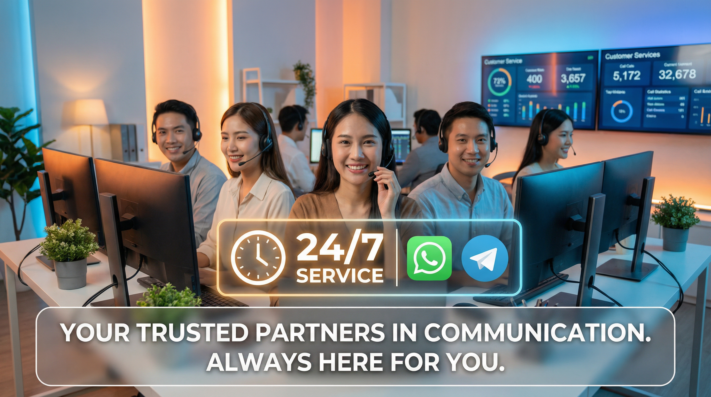 巅峰国际专业客服团队24/7在线服务,支持WhatsApp和Telegram